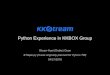 Python Experience in KKBOX Group