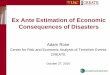 Economic Consequence Analysis, Prof. Adam Rose, USC