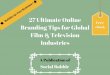 27 ultimate online branding tips for global film & television industries