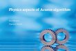 Physics aspects of Acuros algorithm-1