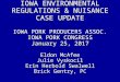 Eldon McAfee - Iowa Regulations & Nuisance Case Update