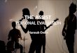 Personal Evaluation - The Assist - Hannah Owen