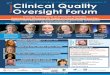 7th Clinical Quality Oversight Forum