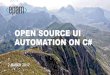 Роман Иовлев «Open Source UI Automation Tests on C#»