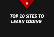 top sites to learn coding