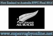 Watch RWC Final New Zealand vs Australia | England Twickenham