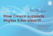 How Cineca supports Higher Education IT_ EUNIS-CZ Annual Congress_May 2015