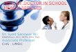 Role of doctor in schoo l health services