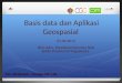 Database dan aplikasi geospasial