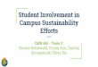 Student Involvement in Campus Sustainability Efforts