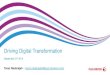 Driving digital transformation