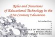 Roles and Functions of Edtech in the 21st century