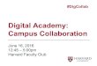 Campus Collaboration 2016 Presentation Slides