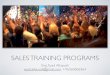 Sales Training Programs