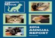 Toronto Cat Rescue - Annual Report 2014