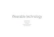 Wearable Technology: NaviGo Presentation