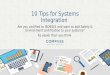 10 Tips for ISO Systems Integration