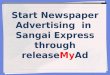 releaseMyAd Provides The Lowest Rates For Advertising In Sangai Express