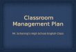 Classroom management plan week 7 powerpoint