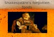 Food in shakespeare