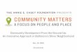 Community Development from the Ground Up: An Innovative Approach in Baltimore's Oliver Neighborhood
