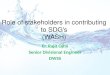 SDG in Nepal(WASH) and Stakeholder's roles and responsibilties