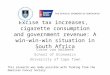 15th wctoh excise-tax-increases-cigarette-consumption-andc2a0government-revenue-a-win-win-win-situation-in-south-africa_singapore_2012