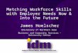 Matching Workforce Skills with Employer Needs Now & into the Future