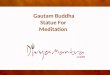 Gautam buddha statue for meditation