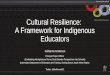 Cultural Resilience: A Framework for Indigenous Educators