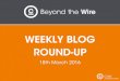 CNW's Weekly Blog Roundup