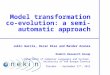 SLE 2012 Model to model transformation co-evolution