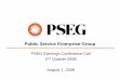 public serviceenterprise group 2Q_2008_Webcast_Slides_FINAL