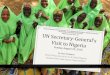 UN Secretary-General's Visit to Nigeria