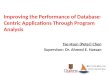 Improving the Performance of Database-Centric Applications Through Program Analysis