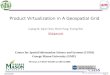 Implementation of Product Virtualization in a Geospatial Grid