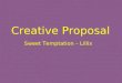 Creative Proposal  Lillix