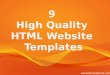 9 Best High Quality HTML Website Templates
