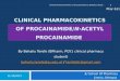 clinical pharmacokinetics of Procainamide