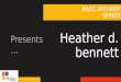BAEC Speaker Series: Heather Bennett