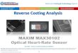 Maxim Integrated MAX30102 Optical Heart-Rate Sensor 2016 teardown reverse costing report published by Yole Developpement