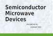 Semiconductor microwave devices