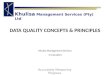 Data Quality CONCEPTS_ 20th Jan 2015