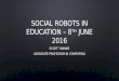 Social Robots in Education