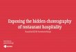 UX Poland 2016 - Wyatt Starosta - Exposing the Hidden Choreography of Restaurant Hospitality