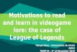 Motivations to read and learn in videogame lore: the case of League of Legends