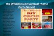 The Ultimate DIY Carnival Theme Party Games!