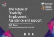RIWC_PARA_A121 the future of disability employment in australia in the time of the ndis
