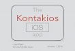 The kontakios iOS app