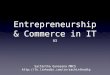 Entrepreneurship & Commerce in IT - 03 - Writing a Business Plan, Creating a Marketing Plan, Marketing Planning Process, Situational Analysis, SWOT, PESTEEL, Marketing Audit